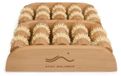 Rouleau de massage des pieds en bois - 50 rouleaux - 29 cm - Antidérapant