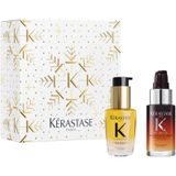 Kérastase Mini duo XMas Set - geschenkset voor glansloos en droog haar Haarverzorgingsset