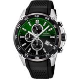 Festina F20330/B Heren Polshorloge Chronograaf Zwart/Groen