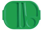Olympia Kristallon Dienbladen Met Vakken 37,5 X 27,8cm Groen U040