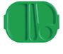 Olympia Kristallon Dienbladen Met Vakken 37,5 X 27,8cm Groen U040