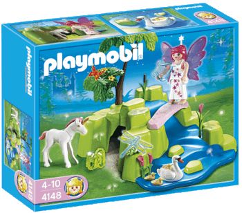 Playmobil Fairy Garden Compact Set - 4148 - Toy Figure Set - Multicolour - Ages 4-10