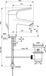 Ideal Standard Ceraplus II - Wastafelkraan met afvoer, chroom BC091AA