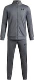 Under Armour Rival Knit Track Suit Grijs Unisex Polyester Kinderen Maat 140