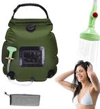 Ibenzoa® C draagbare en milieuvriendelijke zonnedouche voor kamperen met 20-liter capaciteit en handige opbergtas