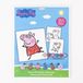 Disney Peppa Pig Set de peinture par numéro Enfants – Inclus 6 feuilles, 6 couleurs & pinceau – Peinture par numéro Filles