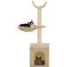Arbre à chat avec griffoirs en sisal 105 cm beige