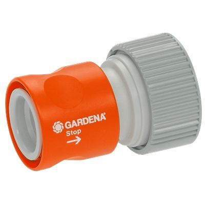 Gardena 2814-20 Waterslangkoppeling - Grijs/Oranje - 1 stuk