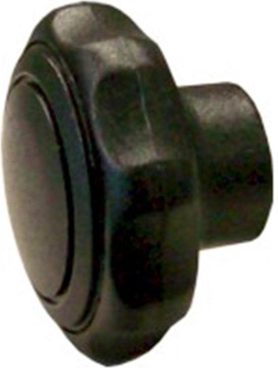 Deltafix Gripmoer M6 x 32mm Zwart Kunststof