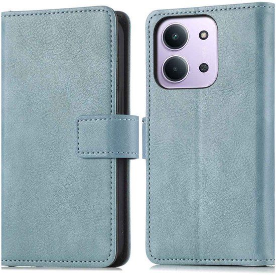 imoshion Luxe Bookcase - Geschikt voor Xiaomi Redmi 15C (5G) - Lichtblauw