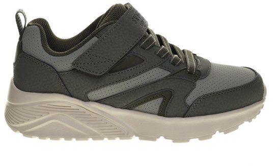 Skechers Uno Lite Olive Kinderen Unisex Lage Sneakers Maat 35 Groen