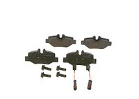 Bosch 0986494082 Jeu de 4 plaquettes de frein à disque