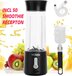 Draagbare Blender To Go - Zwart - USB Oplaadbaar - 500ml - Incl. Recepten