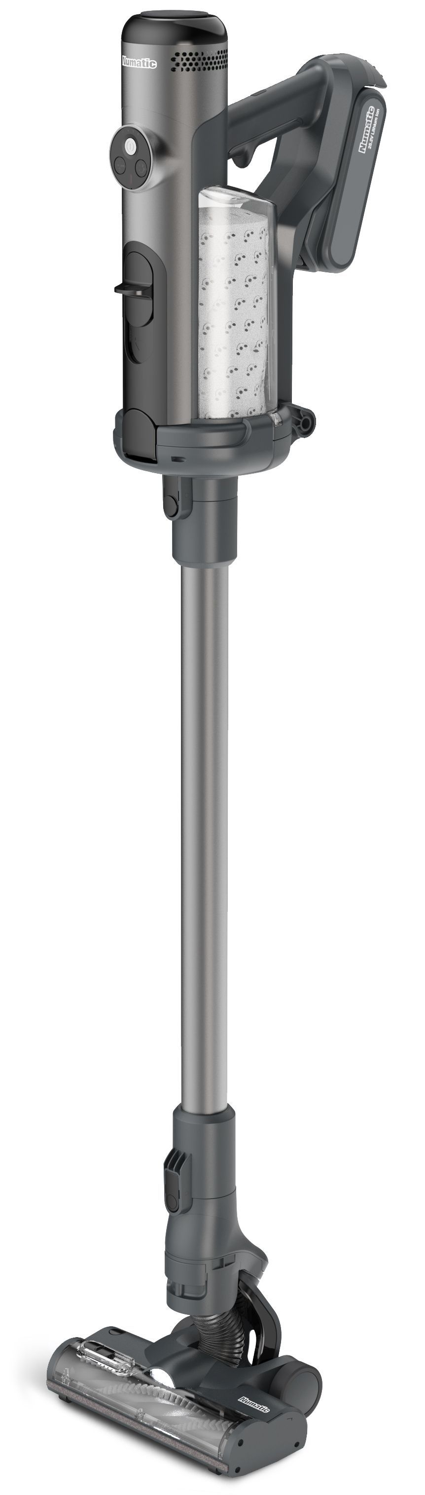 Numatic Quick NQ100 Steelstofzuiger - Draadloos - 1L - 300W - Grafiet