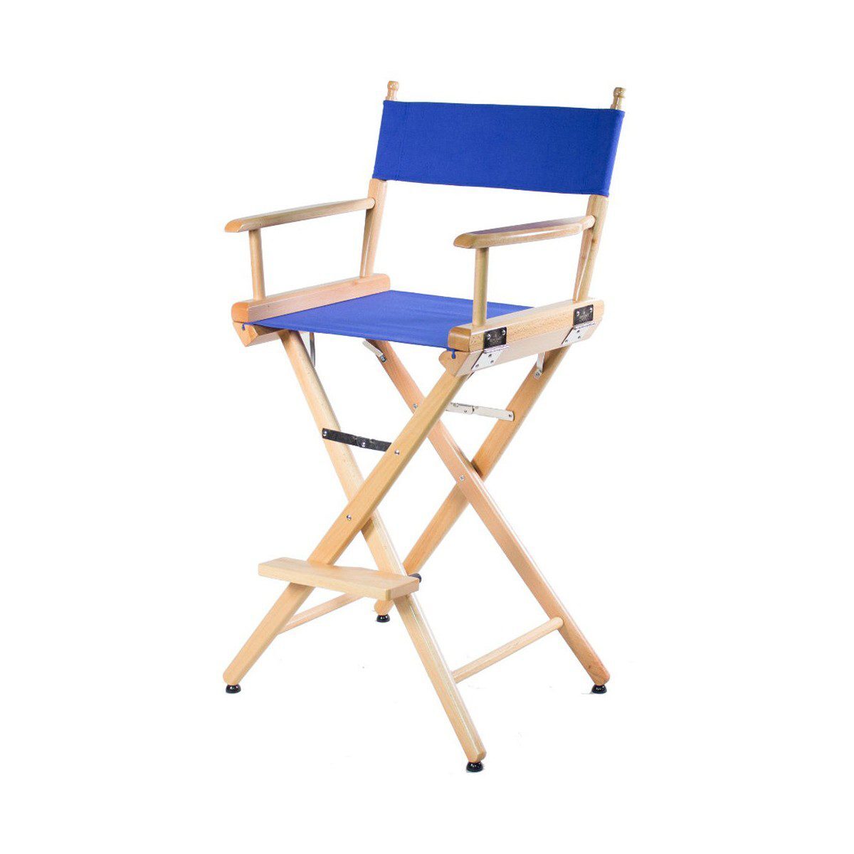 Filmcraft Filmcraft Pro Series Tall Director's Chair (76cm, Natural Frame, Blue Canvas)