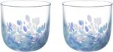 like. by Villeroy & Boch Like Confetti Waterglas Blauw Glas 200 ml - Set van 2
