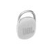 JBL Clip 4 - Blanc - Enceinte Bluetooth portable - Étanche