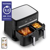 Tefal Dual Easy Fry & Grill EY9018 - 8.3L XXL Heteluchtfriteuse - Zwart