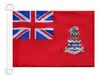 AZ FLAG Bootvlag Kaaimaneilanden civiele vlag 45x30 cm Plastic Ringen