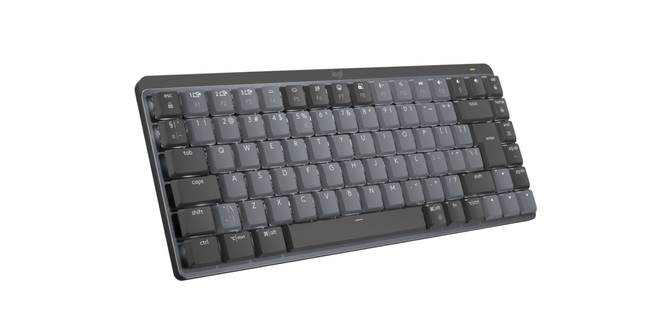 Logitech MX Mini Mechanical Wireless Keyboard - US International - Graphite/Grey