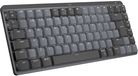 Logitech MX Mini Mechanical Wireless Keyboard - US International - Graphite/Grey