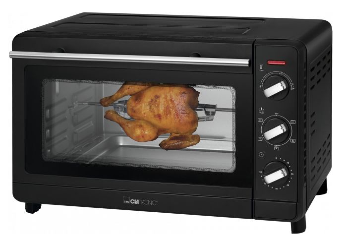 Clatronic MBG 3728 - Grill Oven - 30L - Zwart/RVS