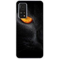 Xiaomi Bedrukt siliconen hoesje compatibel met Xiaomi Mi 10T, Xiaomi Mi 10T Pro Oeil de panthere