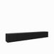 Margaret Hadas24 Meuble TV Nicole - Meuble TV bas - 300 cm - Design moderne suspendu - Pour salon - Montage mural - Mur multimédia, Push to Open & espace de rangement - Meuble TV (noir + noir)