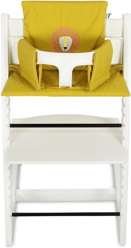 Trixie Afwasbaar Kussen Tripp Trapp Eetstoel | Mr. Lion - Geel