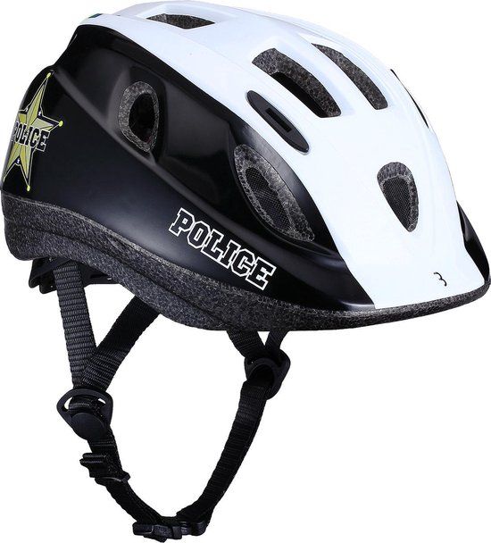 BBB Cycling Boogy Kinderfietshelm - Maat M - Police - BHE-37