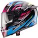 CABERG AVALON X BRAMA casque intégral, taille L, dans les couleurs bleu/rose/jaune/noir