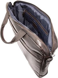 Joop Herren Aktentas Ancona Pandion 17.3 inch Leer Dunkelbraun