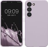 kwmobile telefoonhoesje geschikt voor Samsung Galaxy S23 - Hoesje voor smartphone - Precisie camera uitsnede - In lavendel
