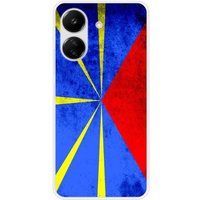 Xiaomi Siliconen hoesje compatibel met Xiaomi Redmi 13C 4G Reunion Flag