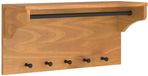 vidaXL Wandkapstok SANDNES 87x30x42 cm Massief Grenenhout