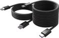 Mars Gaming MCA100X2 USB-kabel USB 2.0 2 m Zwart