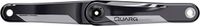 Quarq D2 Dub Carbon Crankarm Zwart, Zilver 177.5 mm