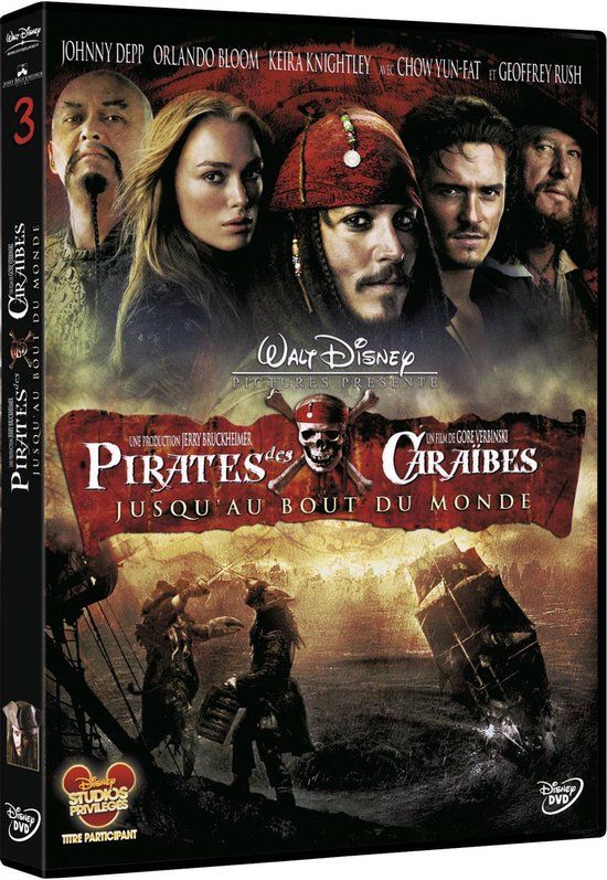 Disney Movies Pirates 3 Au Bout Du Monde (DVD)