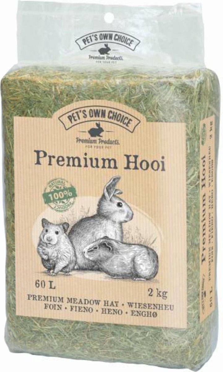 Pets Own Choice Premium Hooi - Ruwvoer - 2 kg