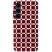 Selencia Vivid Backcover pour le Samsung Galaxy S24 - Check This Burgundy