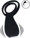 Shots BV Vibrating Cock and Ball Ring with Paw Stimulator - Noir