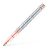 Faber-Castell 348115 Rollerball Pen, Orange, 0.7mm Fine Tip