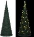 vidaXL Sapin de Noël artificiel avec éclairage pop-up 180 cm vert