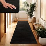 Paco Home Moderne woonkamer tapijt kortpolig wasbaar zacht uni effect bont antislip 100x200 cm