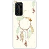 P40 Dreamcatcher Gris Bedrukt siliconen hoesje