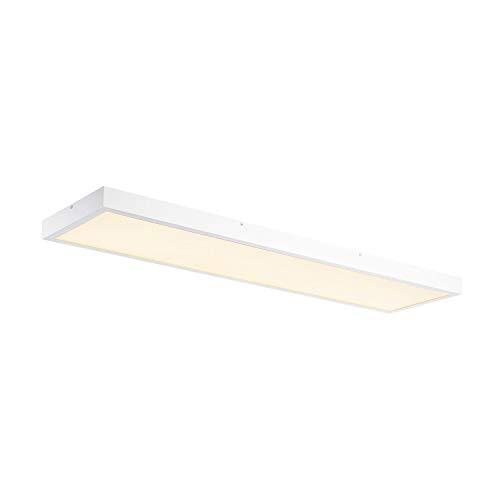 SLV plafondopbouwarmatuur PANEL / ledspot, schijnwerper, plafondspot, plafondarmatuur, opbouwarmatuur, binnenverlichting / 3000K 45 W 3100 lm wit dimbaar 90 graden