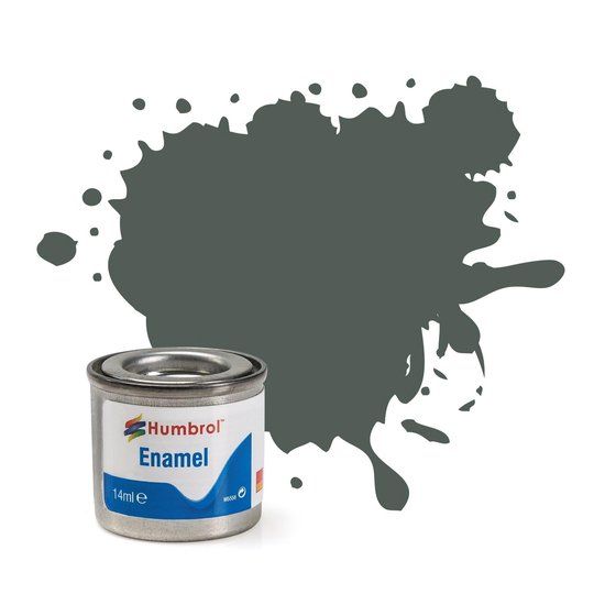 Humbrol #1 Grey Primer - Matt - Enamel Verf potje - 10 ml