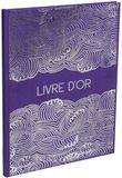 Exacompta Gastenboek 100 pagina's met zilversnede Japan - Purper - 47303E