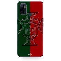 Maniacase Etui Oppo A32 portugal groen en rood logo