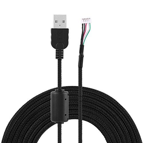 VBESTLIFE USB-muis lijnkabel vervangende reparatie-accessoire voor Logitech G500s-gamemuis, 2 meter